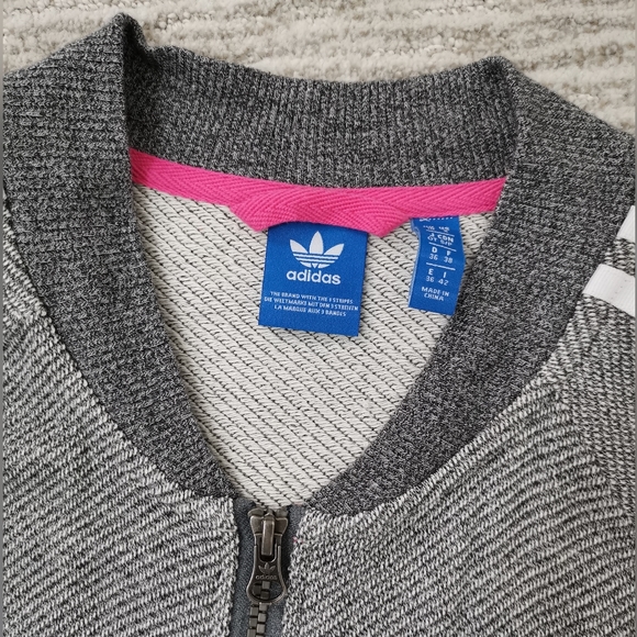 Adidas Originals sidetie zipup sweater - Picture 2 of 2